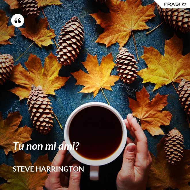 Tu non mi ami? - Steve Harrington