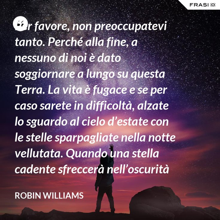 Pensavo Che La Cosa Peggiore Nella Vita Fosse Restare Solo