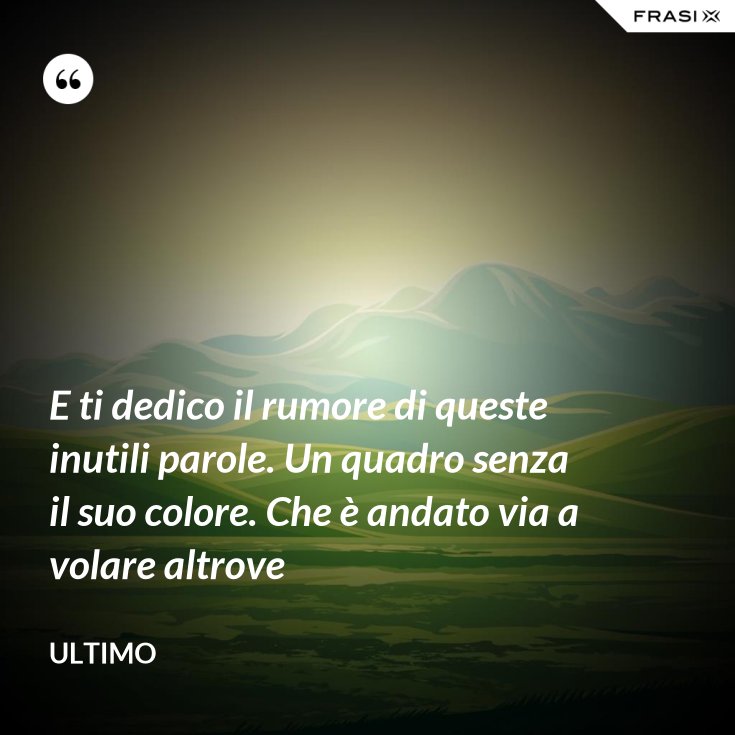 Che Ero A Un Passo Da Perdere Te