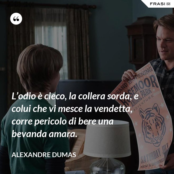 L'odio è Cieco La Collera è Sorda