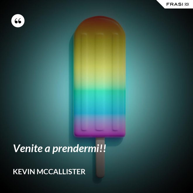 Venite a prendermi!! - Kevin McCallister