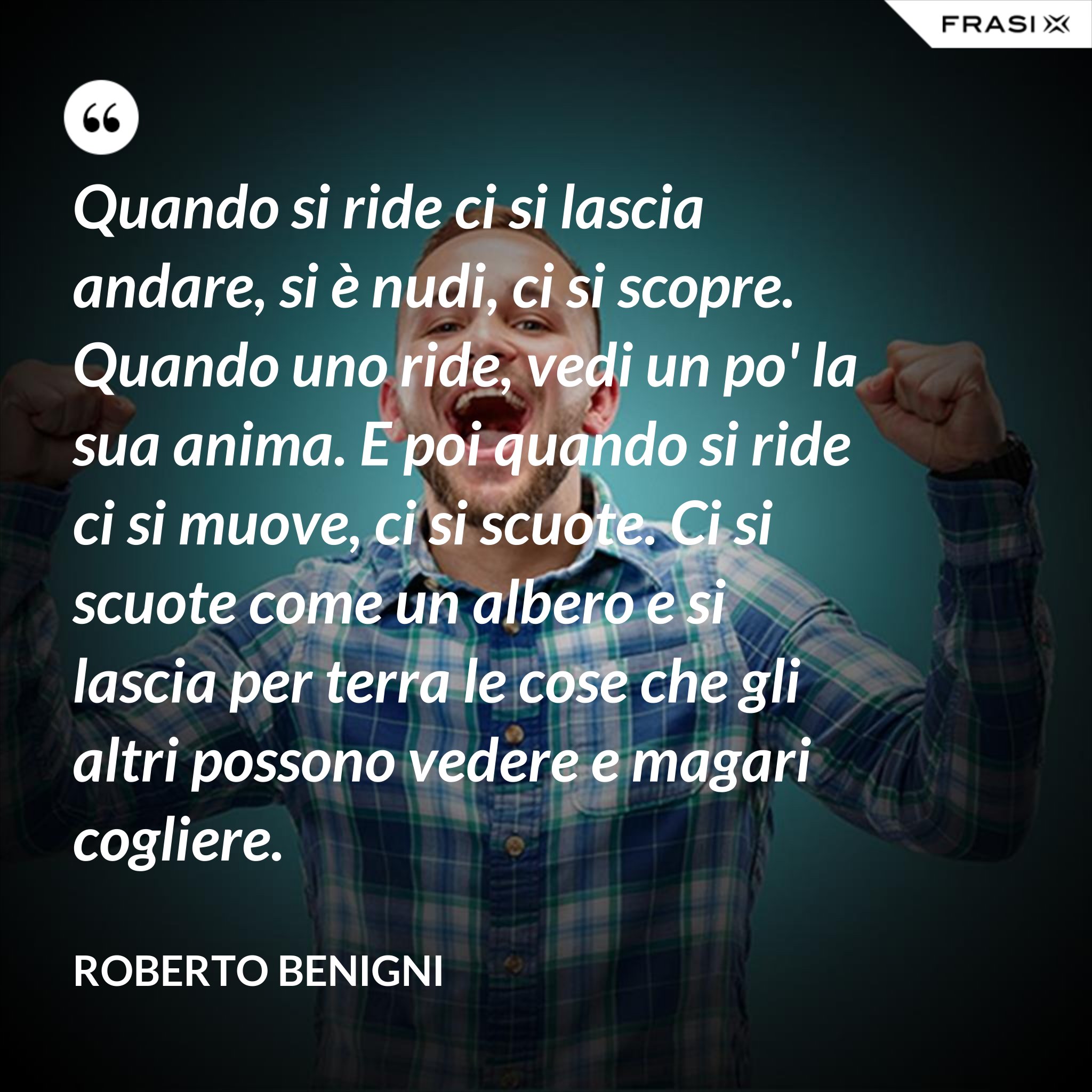 Quando Un Anziano Si Lascia Andare Quando si ride ci si lascia andare, si è nudi, ci si scopre. Quando uno