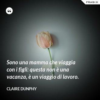 Sono una mamma che viaggia con i figli: questa non è una vacanza, è un viaggio di lavoro. - Claire Dunphy