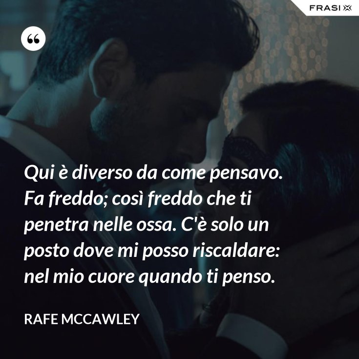 Le Raggiunge Il Freddo Che Entra Nelle Ossa