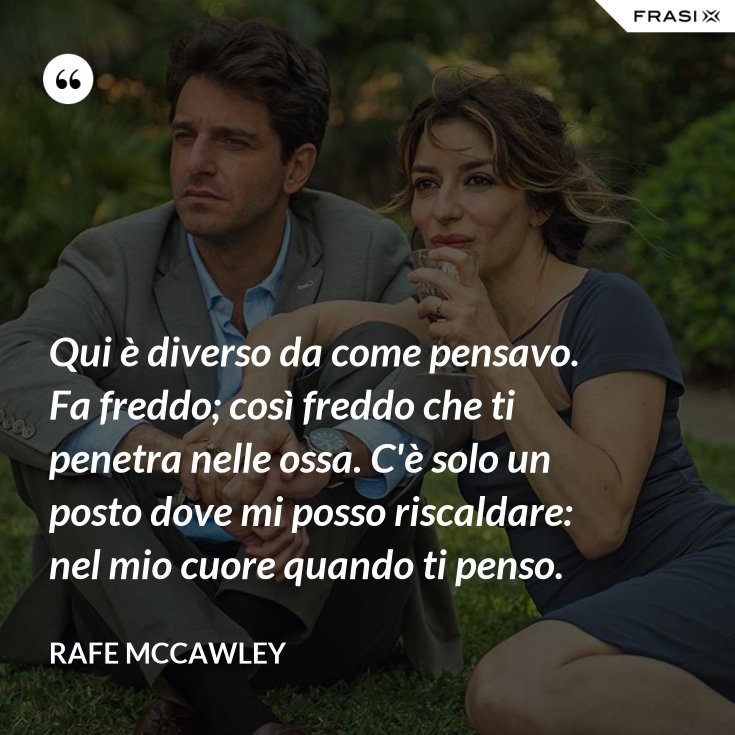 Le Raggiunge Il Freddo Che Entra Nelle Ossa