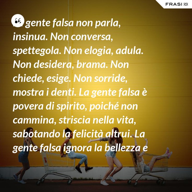 Chi Lo Chiede Non è Sazio