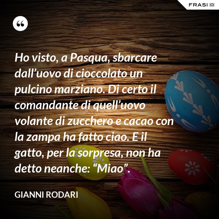Dall Uovo Di Pasqua Di Gianni Rodari