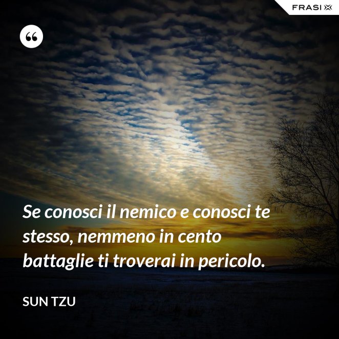 L Arte Della Guerra Sun Tzu Frasi