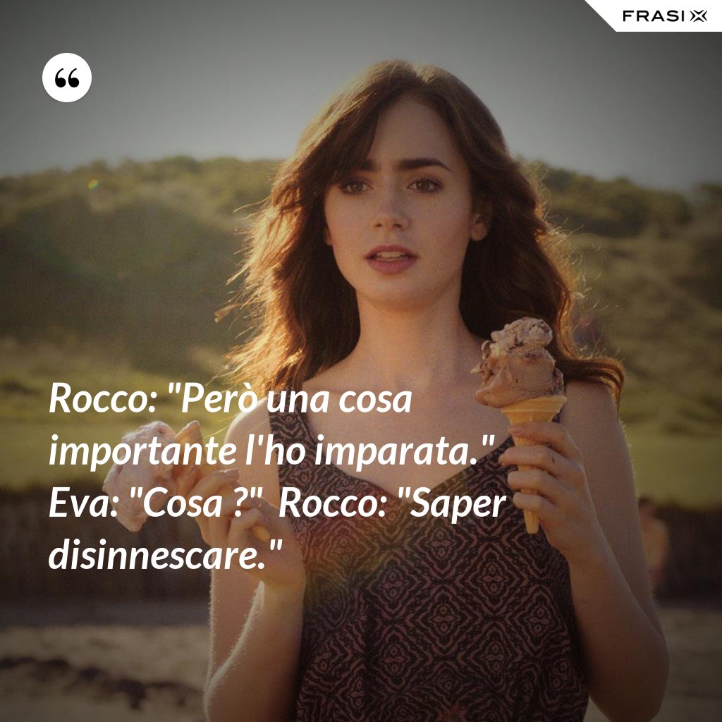 Pero Una Cosa L Ho Imparata Saper Disinnescare