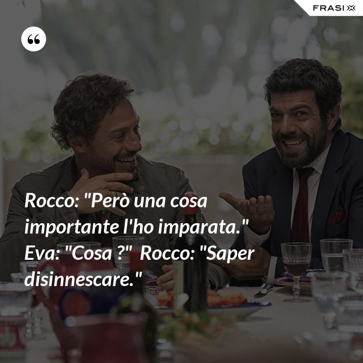 Pero Una Cosa L Ho Imparata Saper Disinnescare