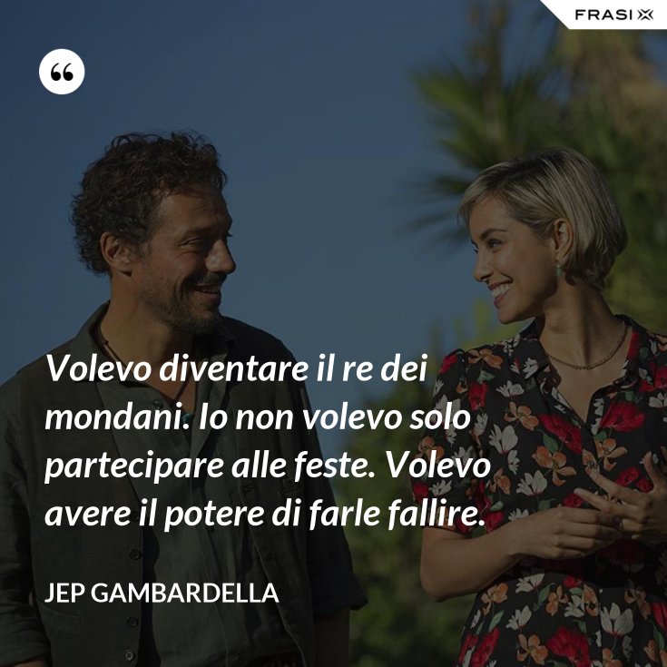 Volevo Avere Il Potere Di Farle Fallire