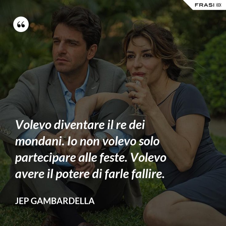 Volevo Avere Il Potere Di Farle Fallire