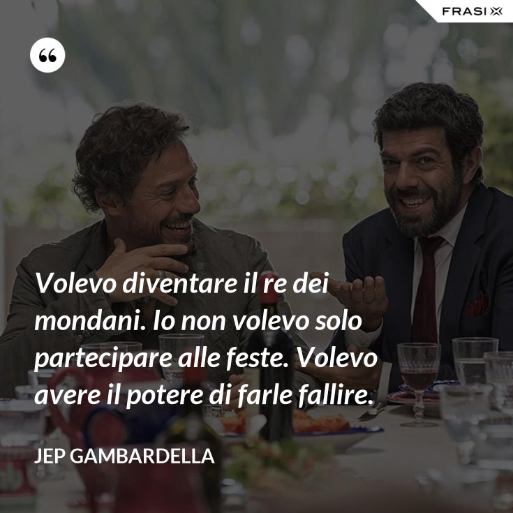 Volevo Avere Il Potere Di Farle Fallire