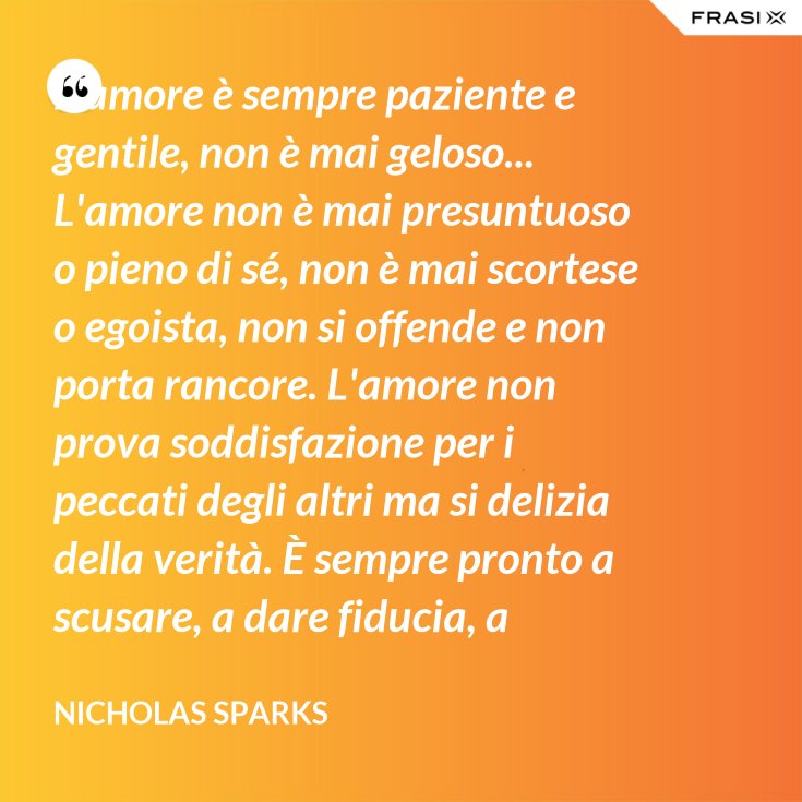 L Amore è Sempre Paziente E Gentile