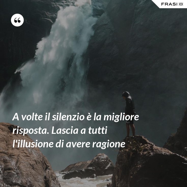 Il Silenzio Dopo La Fine Di Una Storia