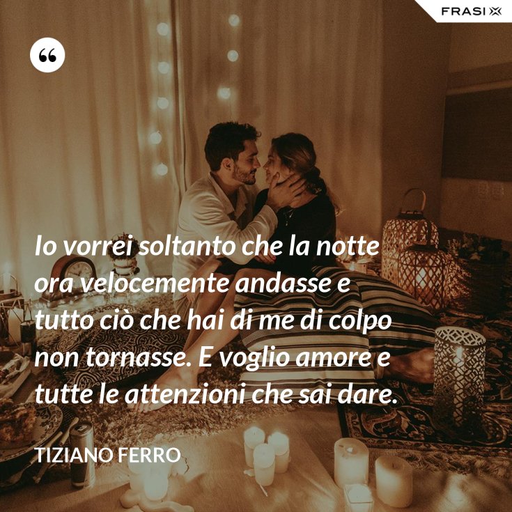 Canzone Voglio Fare L Amore Con Te Tutta La Notte