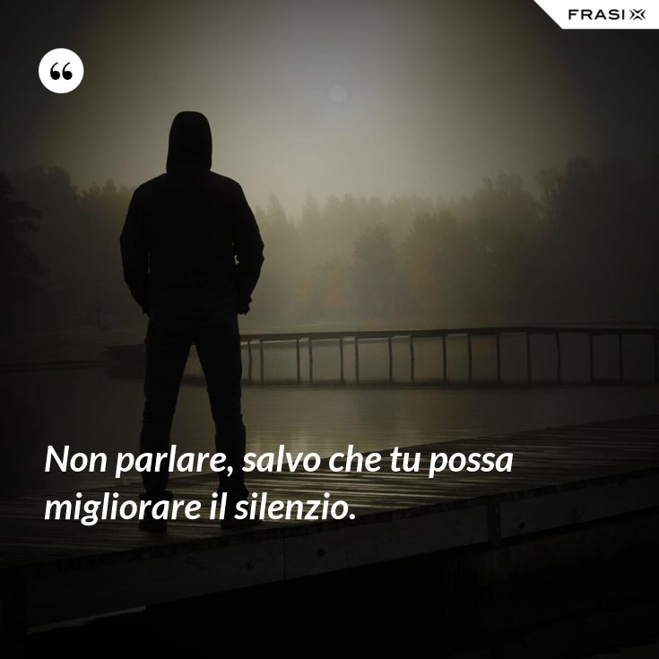 Il Silenzio Tra Due Persone Che Si Amano