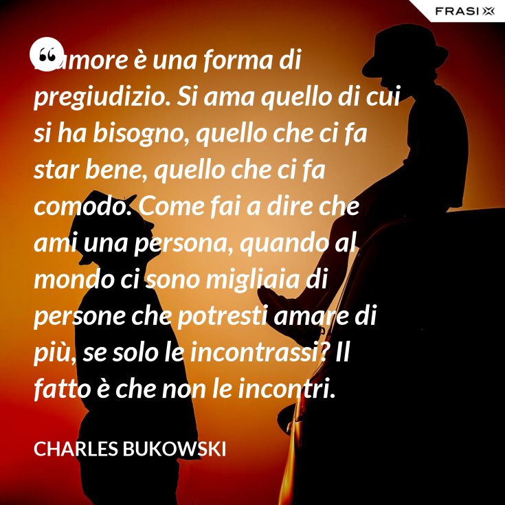 L'amore Non è Già Fatto Si Fa