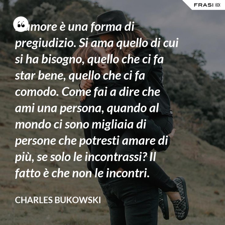 L'amore Non è Già Fatto Si Fa