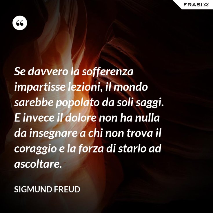 Non La Trova Chi Si Tormenta