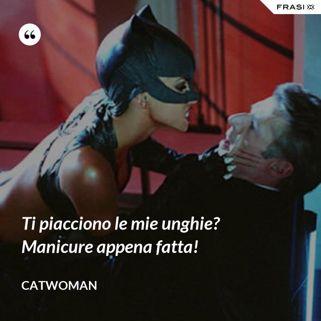 Ti piacciono le mie unghie? Manicure appena fatta! - Catwoman
