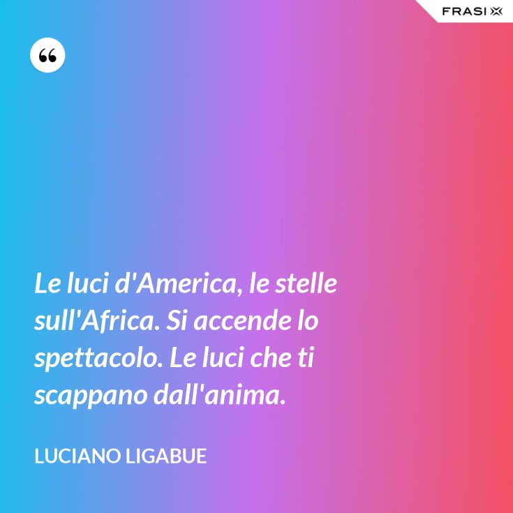 Le Luci D America Le Stelle Sull Africa Si Accende Lo Spettacolo Le Luci Che Ti Scappano Dall Anima