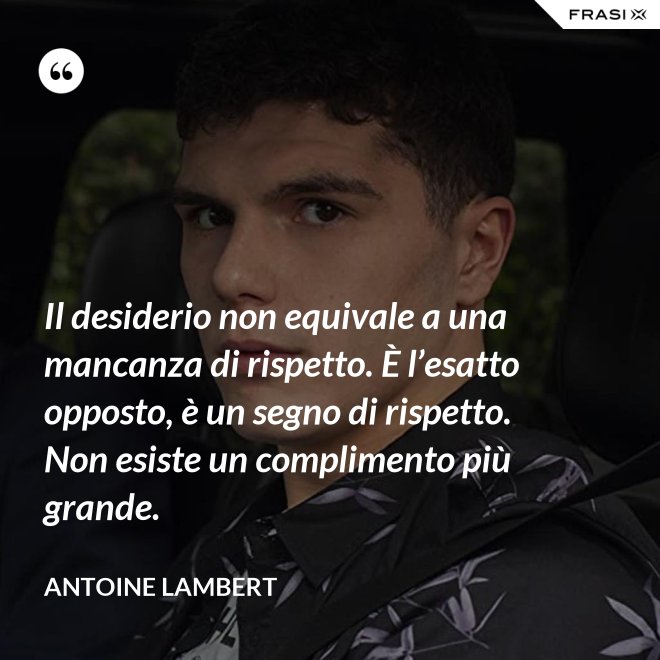 L Erezione è Un Complimento Sincero
