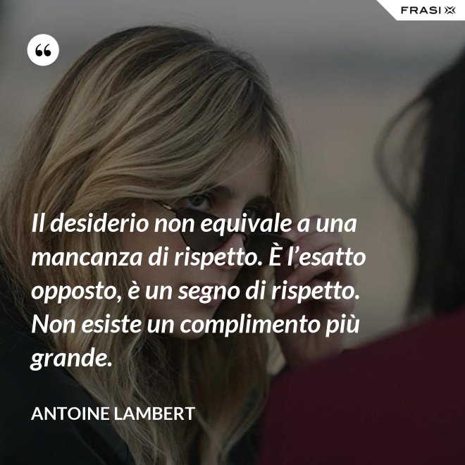 L Erezione è Un Complimento Sincero