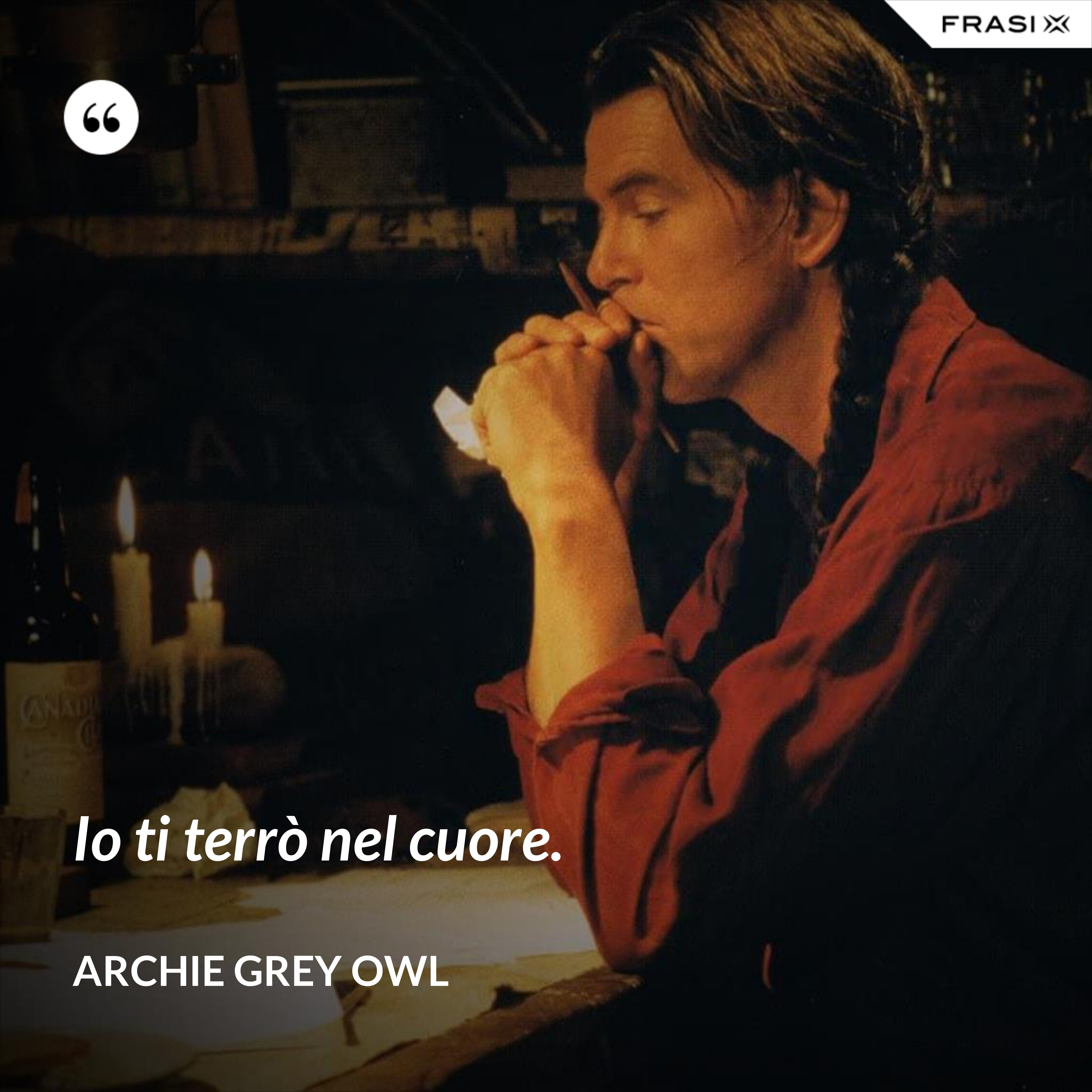 Io ti terrò nel cuore. - Archie Grey Owl
