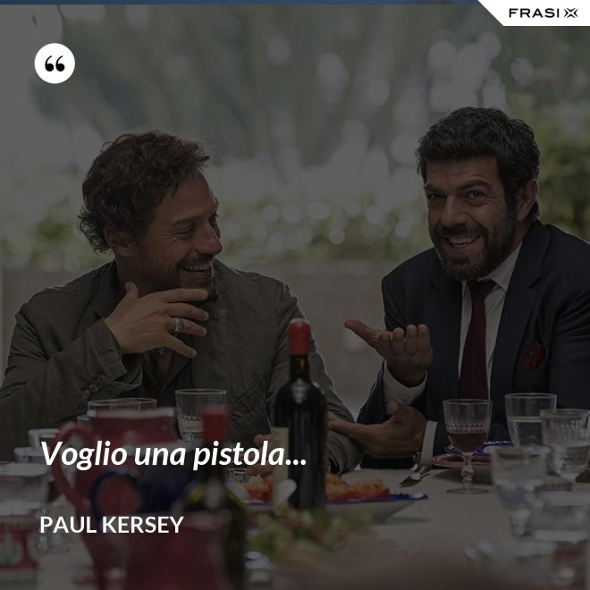 Voglio una pistola... - Paul Kersey