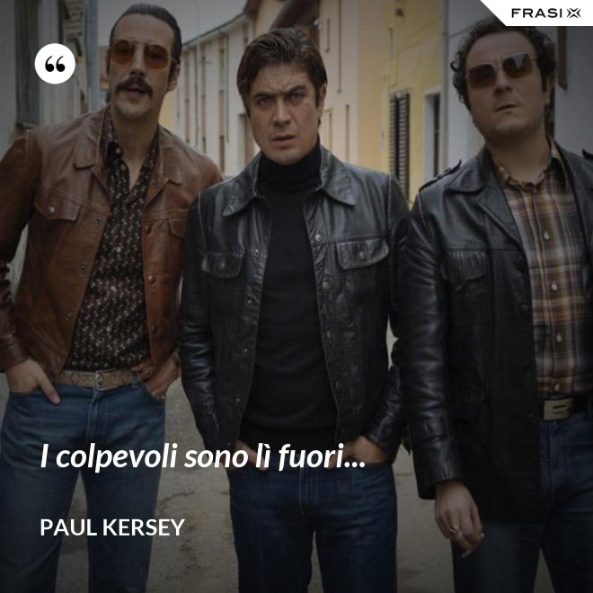 I colpevoli sono lì fuori... - Paul Kersey
