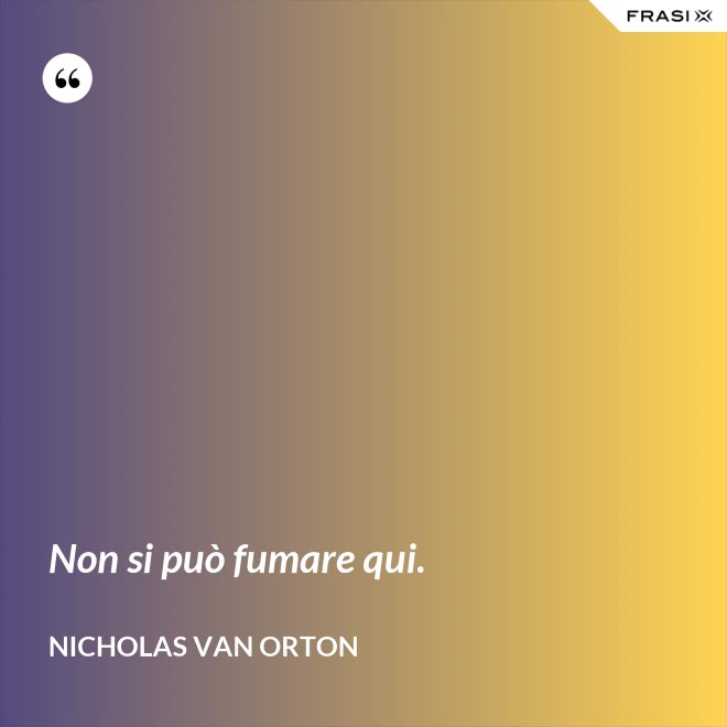 Non si può fumare qui. - Nicholas Van Orton