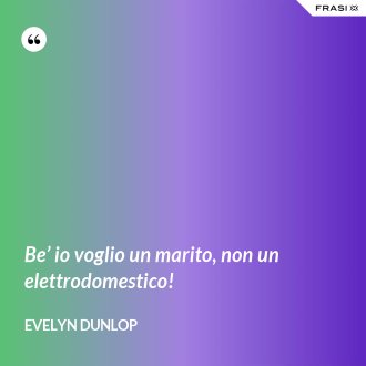 Be’ io voglio un marito, non un elettrodomestico! - Evelyn Dunlop