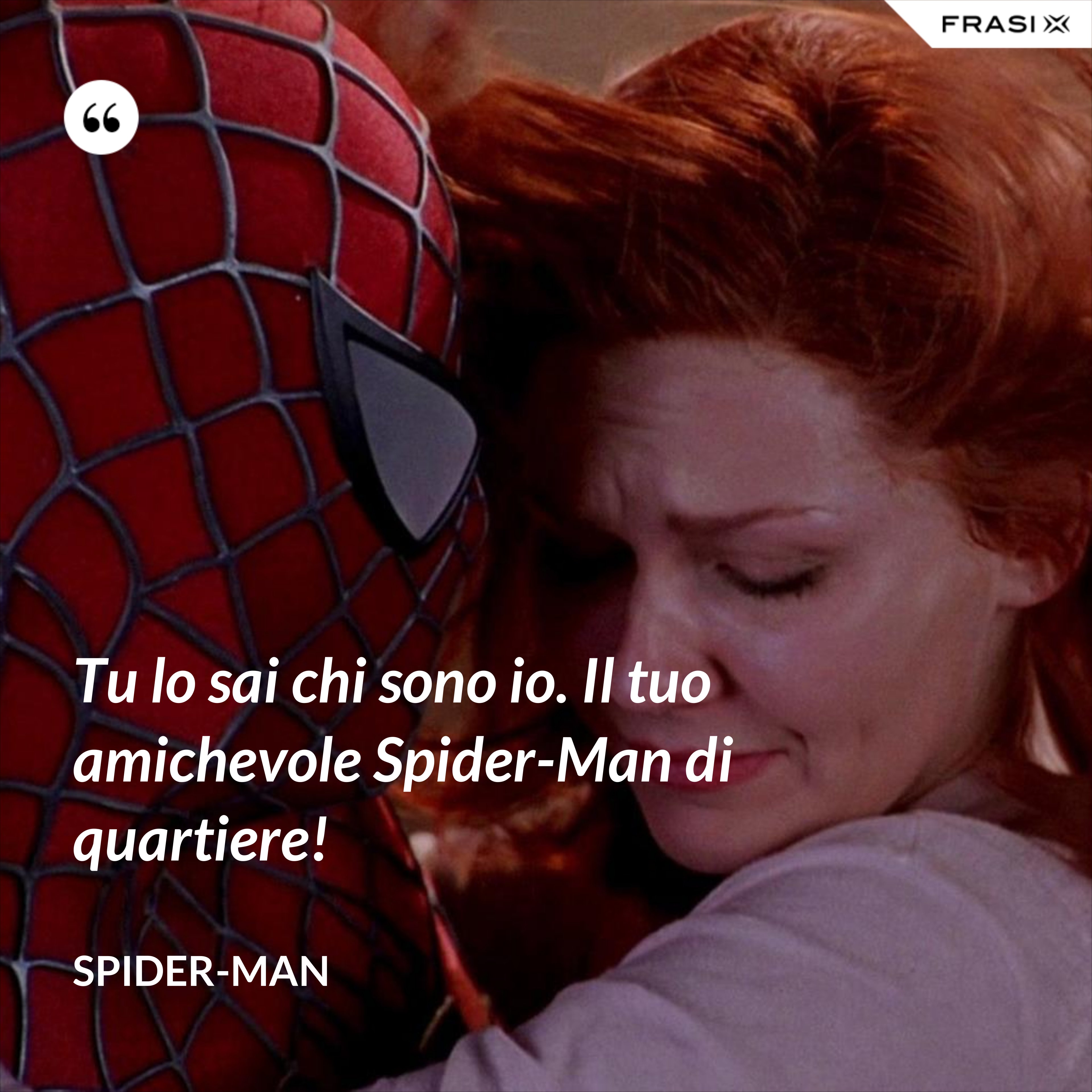 Tu lo sai chi sono io. Il tuo amichevole Spider-Man di quartiere! - Spider-Man