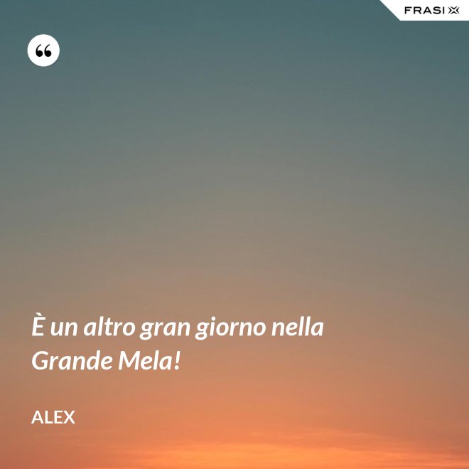 È un altro gran giorno nella Grande Mela! - Alex