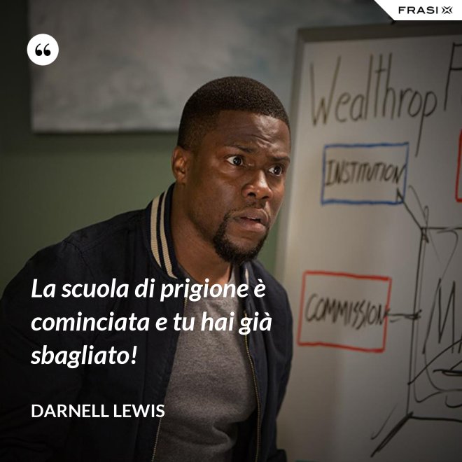 La scuola di prigione è cominciata e tu hai già sbagliato! - Darnell Lewis