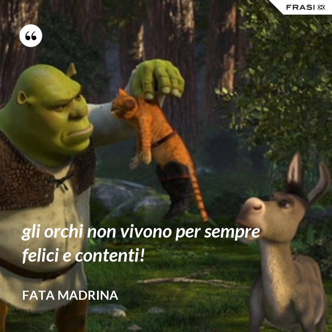 gli orchi non vivono per sempre felici e contenti! - Fata Madrina
