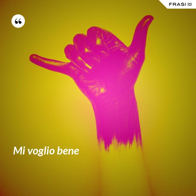 Mi voglio bene - Anonimo