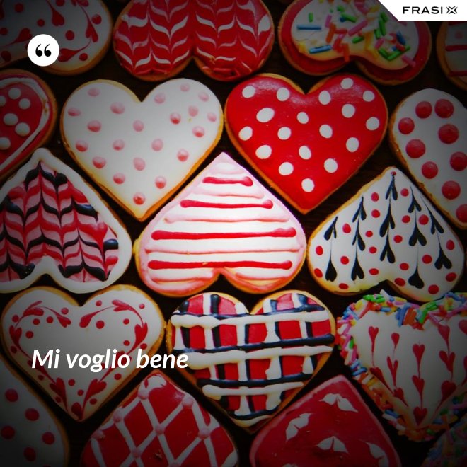 Mi voglio bene - Anonimo