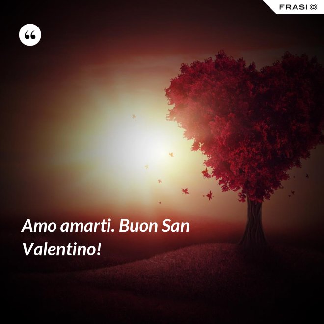 Amo amarti. Buon San Valentino! - Anonimo