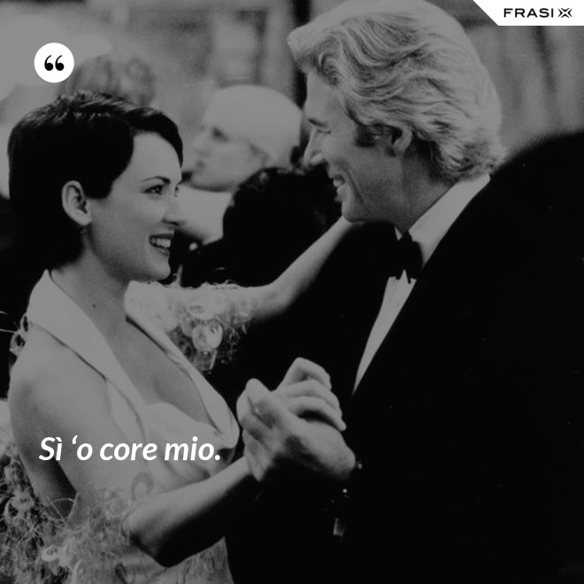 Sì ‘o core mio. - Anonimo