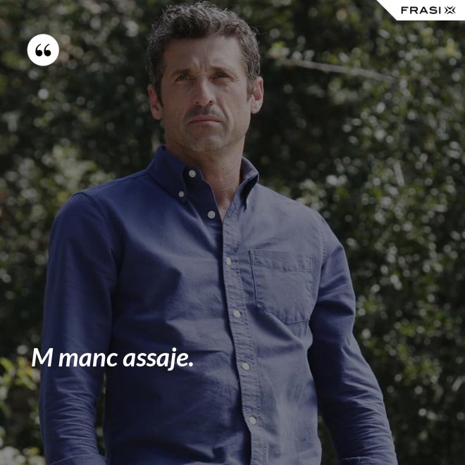 M manc assaje. - Anonimo