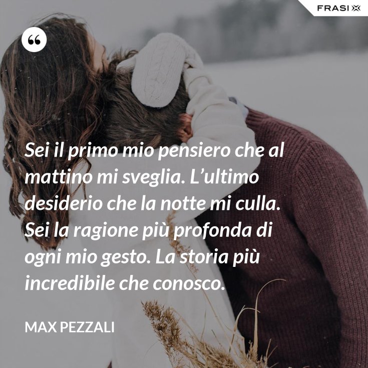 Sei Il Primo Pensiero Del Mattino Canzone