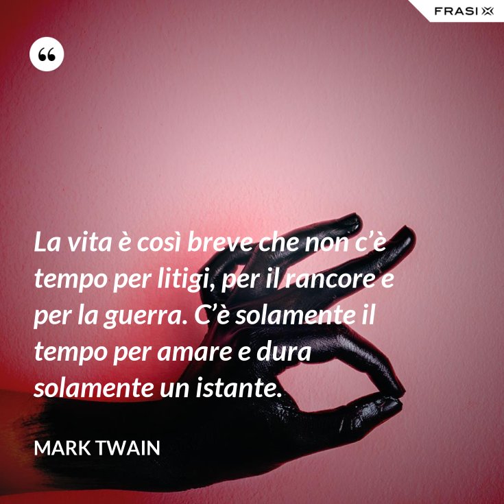 La Novita è Che Non C'è Piu Tempo