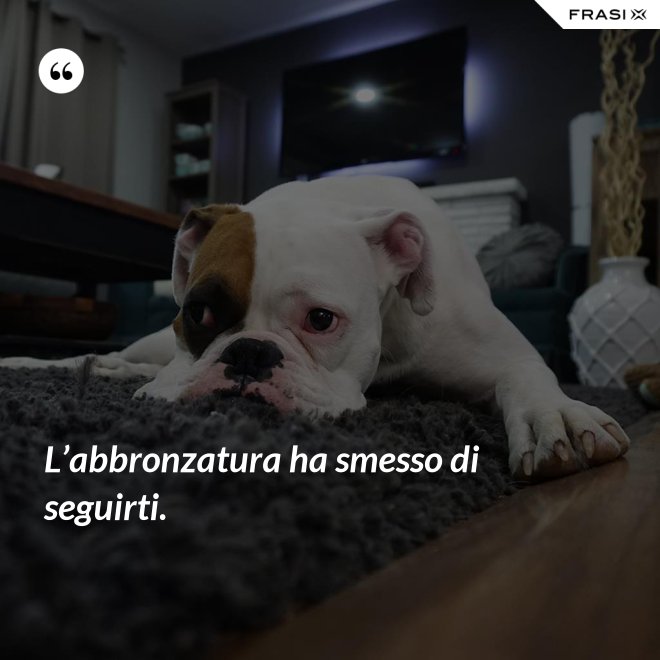 L’abbronzatura ha smesso di seguirti. - Anonimo