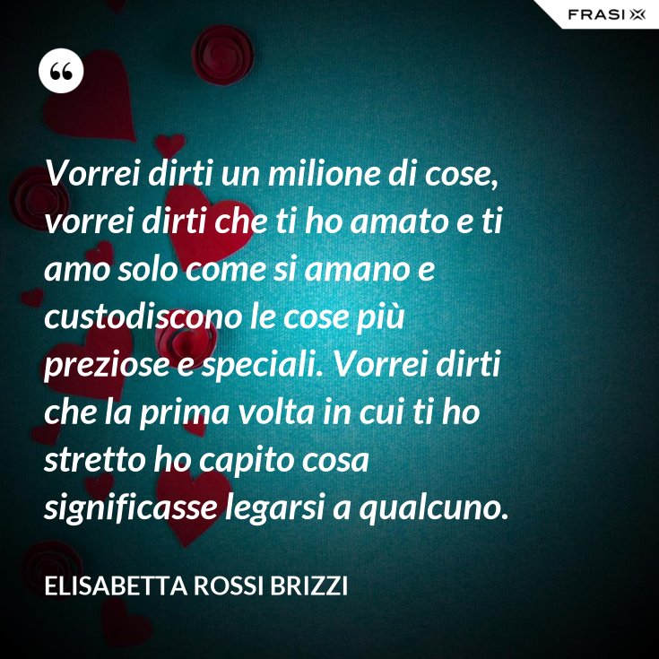 Cast Di Le Parole Che Voglio Dirti