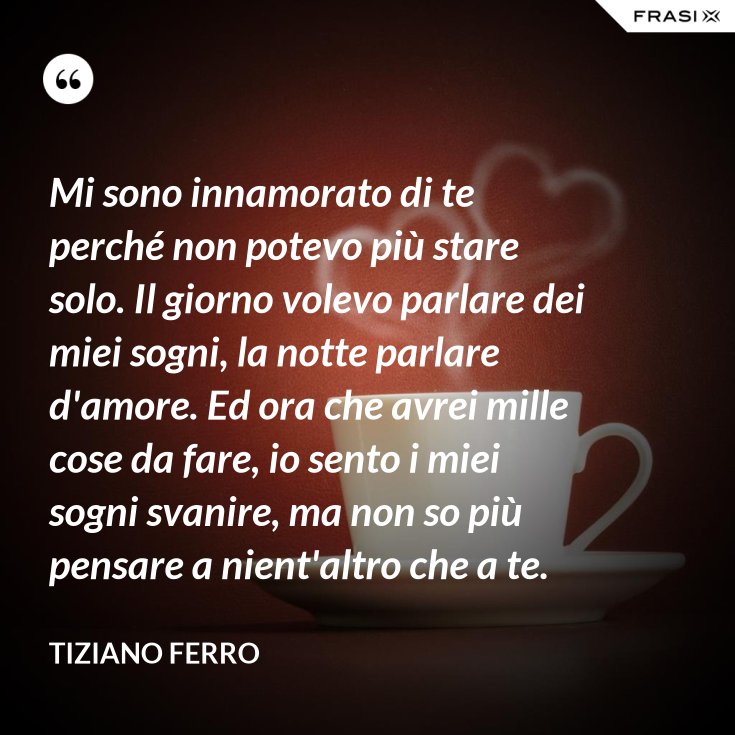 Sai Che Non Mi Importa Di Stare Solo