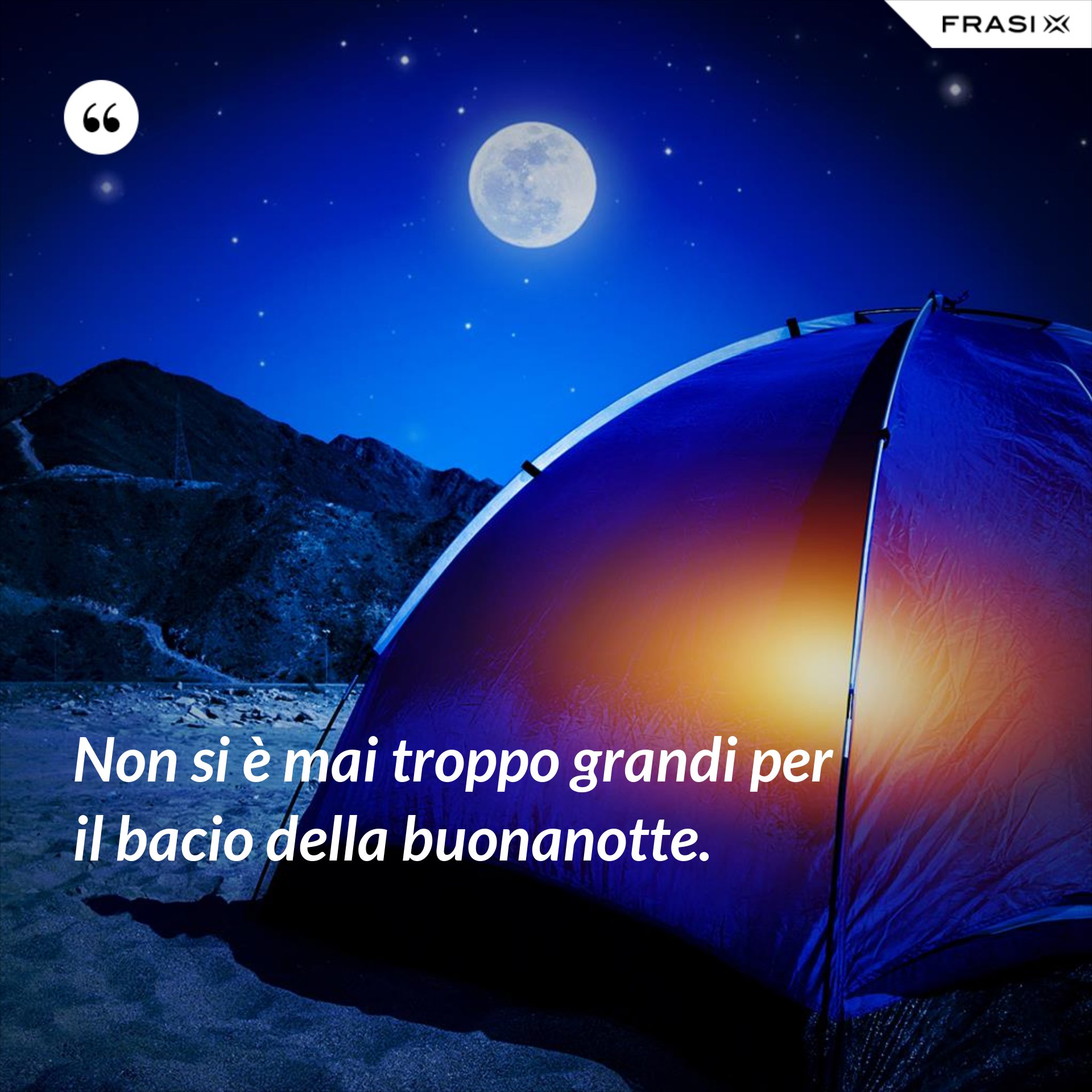 Non Si E Mai Troppo Grandi Per Il Bacio Della