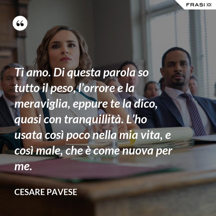 E Me So Interrogato E Ho Convenuto