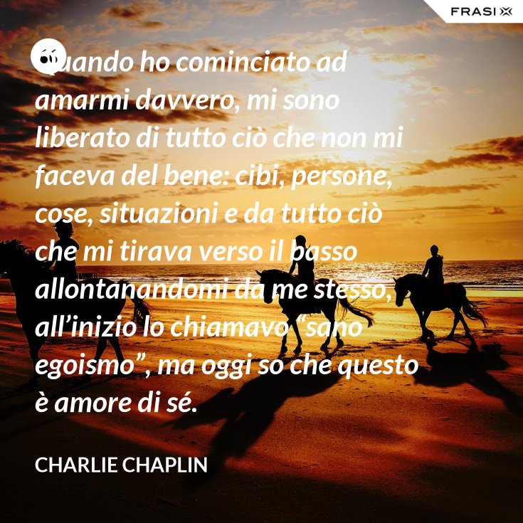 Ho Iniziato Ad Amarti Quando Amavi Gli Altri